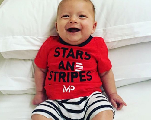 Bloomer Phelps Boomer Phelps fa il tifo per papà Michael