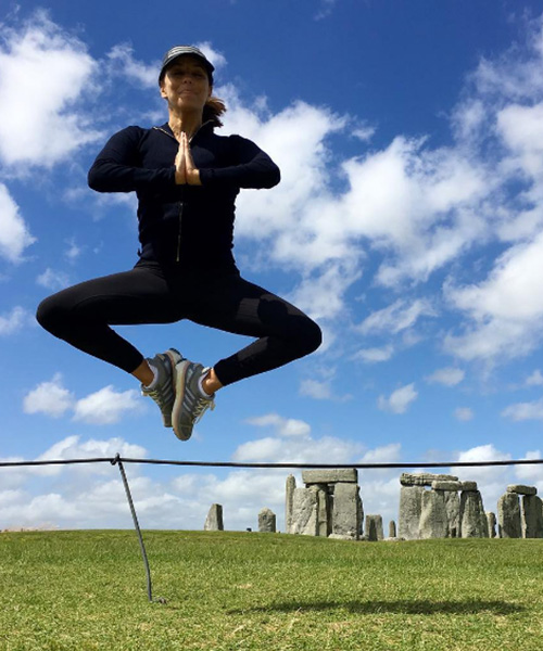 Eva Longoria 2 Eva Longoria, selfie a Castell Coch