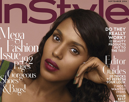 Kerry Washington Kerry Washington protagonista di In Style Magazine