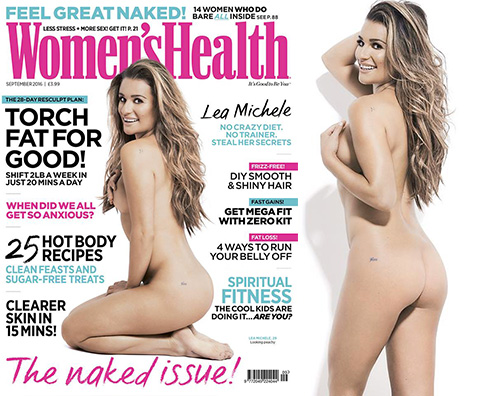 Lea Michele 2 Lea Michele si spoglia per la cover di Womens Health UK