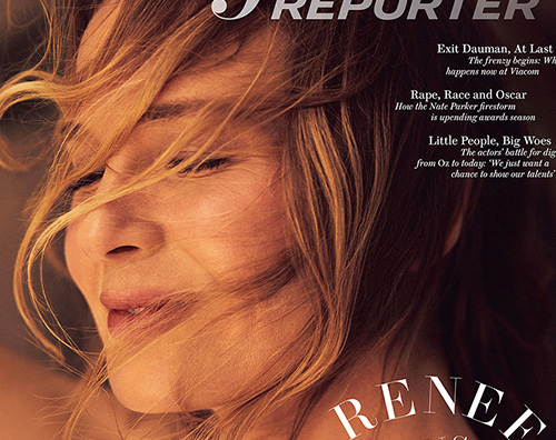 Renee Zellweger 2 Renee Zellweger fascinosa sulla cover di The Hollywood Reporter