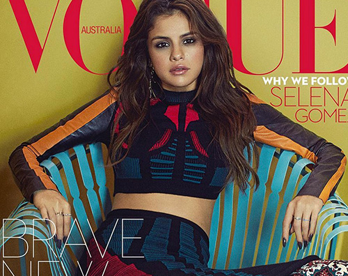 Selena Gomez Selena Gomez è stilosa per Vogue Australia