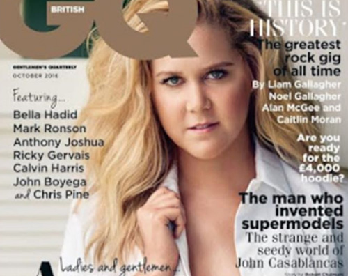 Amy Schumer Amy Schumer, t0pless su GQ British