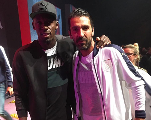 Bolt e Buffon 2 David Beckham incontra Usain Bolt