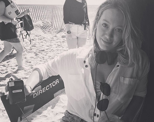 Hilary Duff Hilary Duff sul set di “Younger”