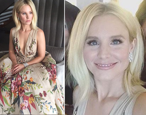 Kristen Bell Kristen Bell, una maschera di bellezza prima degli Emmys