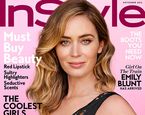 Emily Blunt Emily Blunt sulla cover di In Style