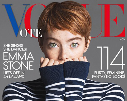 Emma Stone 1 Emma Stone capelli corti su Vogue