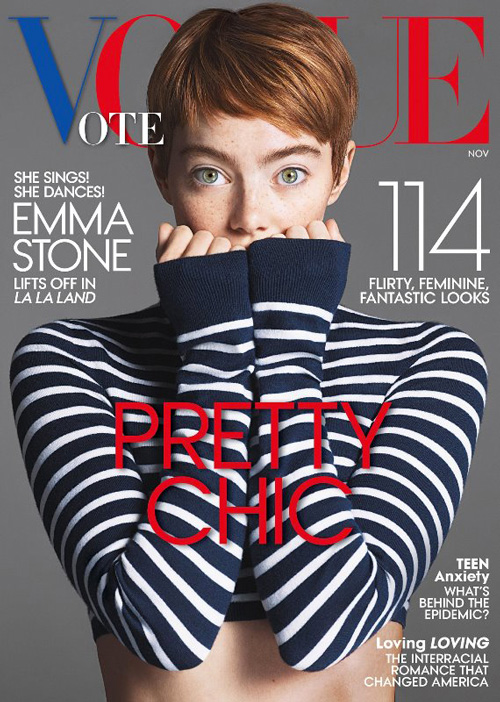Emma Stone 2 Emma Stone capelli corti su Vogue