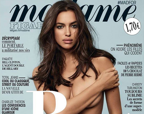 Irina Shayk 1 1 Irina Shayk hot per Madame Figaro