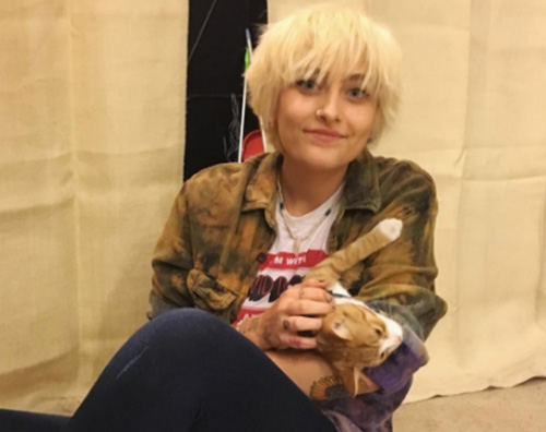 Paris Jackson Paris Jackson felice su Instagram