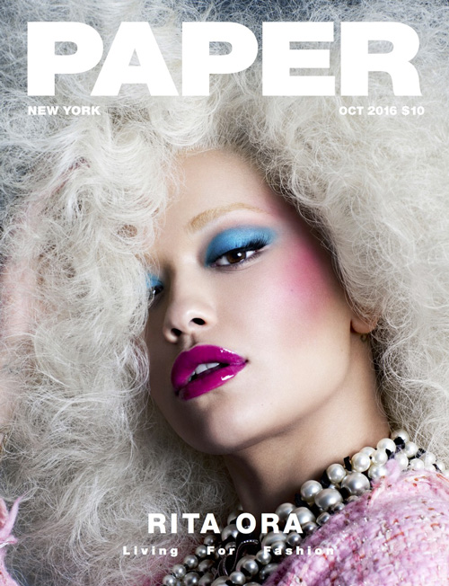 Rita Ora 2 Rita Ora colorarissima sulla cover di Paper Magazine