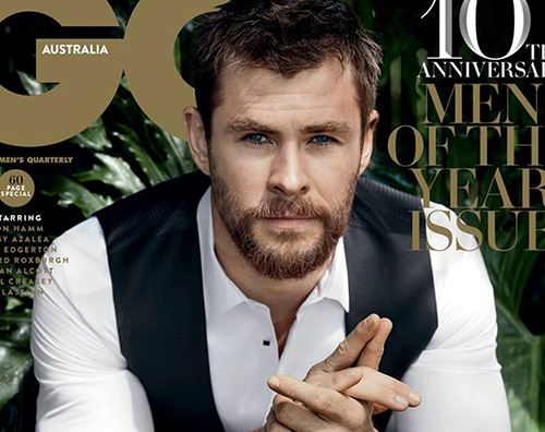 Chris Hemsworth Chris Hemsworth Man Of The Year per GQ Australia