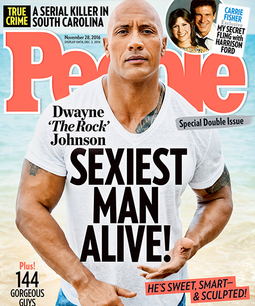 Dwayne Johnson E Dwayne Johnson l uomo più sexy del mondo per People