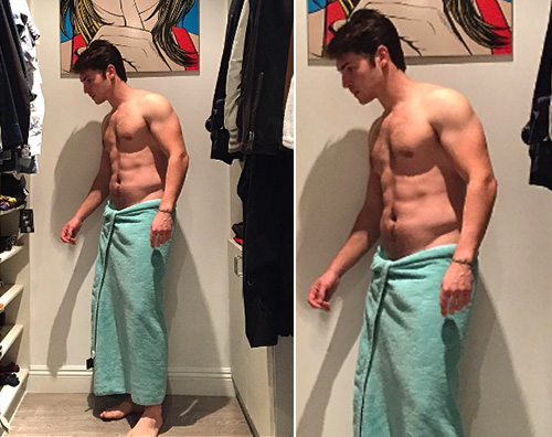 Gregg Sulkin Gregg Sulkin tutto muscoli su Instagram