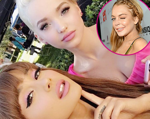 Lindsay Lhan Lindsay Lohan critica il makeup di Ariana Grande su Instagram