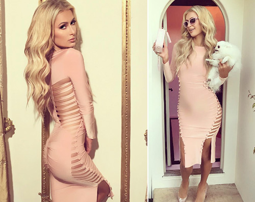 Paris Hilton L’ outfit rosa di Paris Hilton