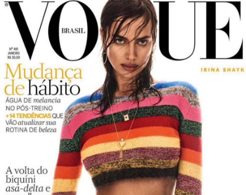 Irina Shayk 2 1 Irina Shayk star di gennaio su Vogue Brasil