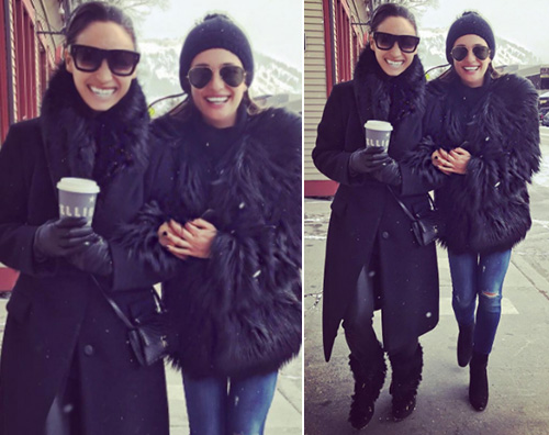 Lea Michele Il look da neve di Lea Michele