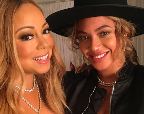 Mariah Beyonce Beyonce al concerto natalizio di Mariah Carey