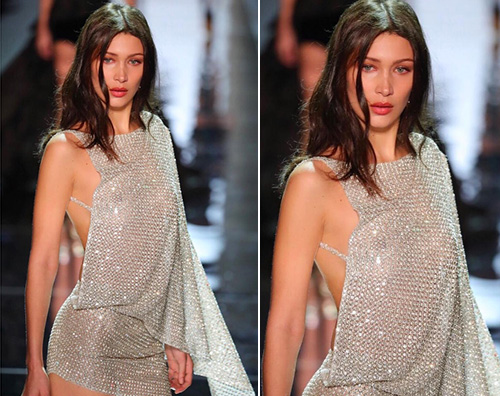 Bella hadid Bella Hadid hot in passerella