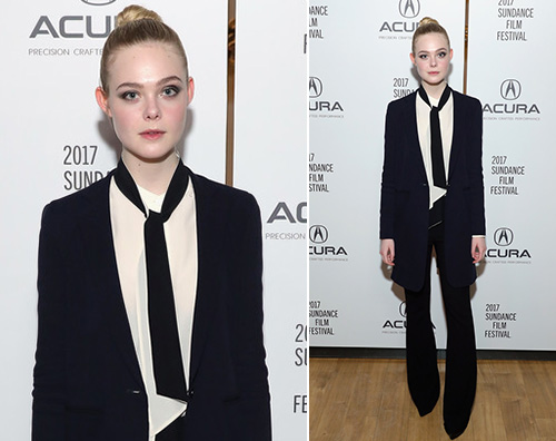 Elle Fanning Elle Fanning look garçons al Sidney Hall Party