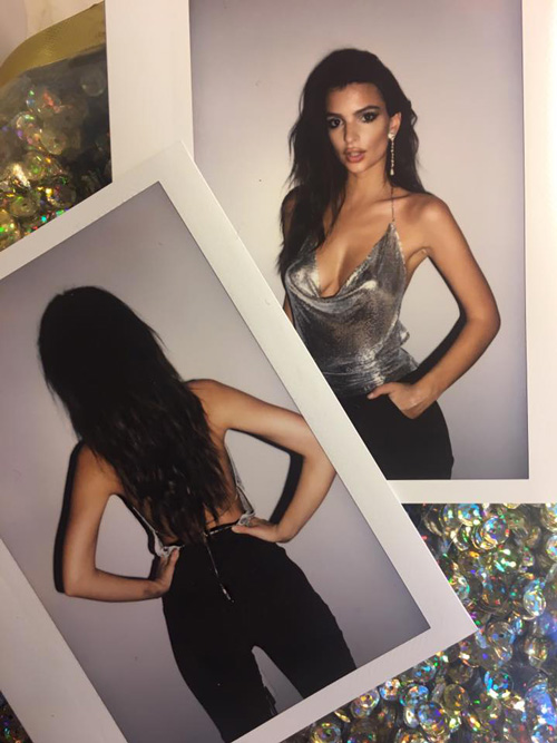 Emily Emily Rataijkowski, ecco l outfit di capodanno