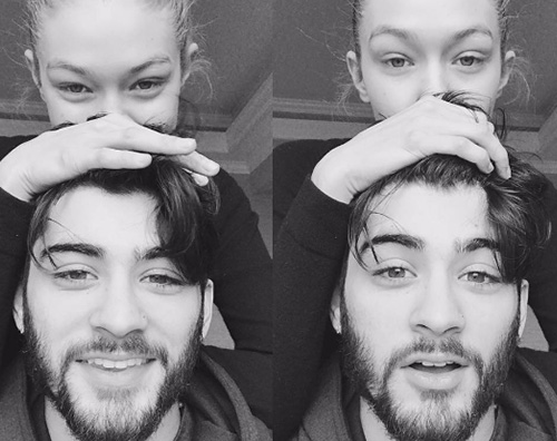 Gigi Hadid Zayn Malik e Gigi Hadid innamorati su Instagram