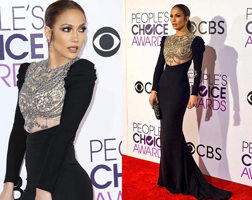 Jennifer Lopez 1 Jennifer Lopez bellissima sul palco dei Peoples Choice Awards
