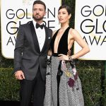Jessica Biel Justin Timberlake 150x150 Golden Globes 2017: i look sul red carpet