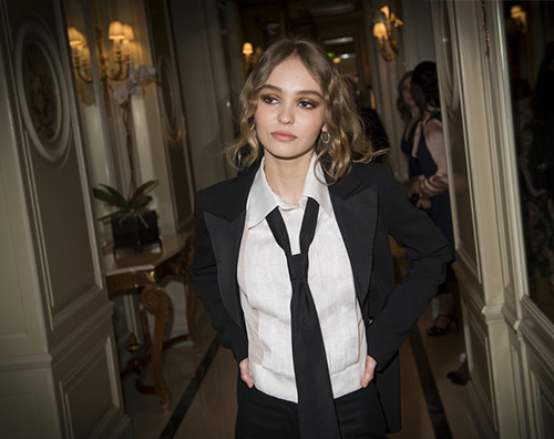 Lily Rose Depp 2 Lily Rose Depp in smoking ai Ceaser Revelations 2017