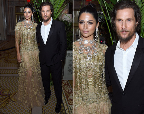 Matthew McConaughey Camila Alve Matthew McConaughey e Camila Alves presentano Gold a NY