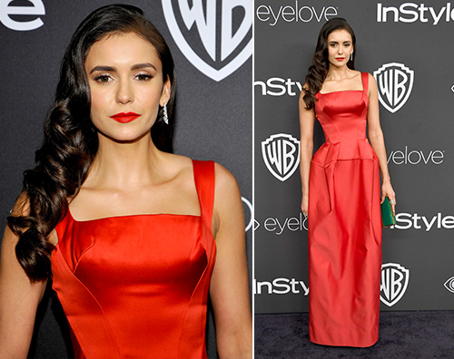 Nina Dobrev 2 Anche Nina Dobrev si prepara su Instagram per i Golden Globes