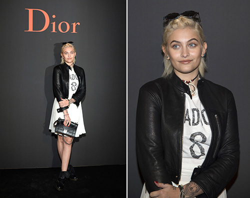 Paris Jackson 1 Paris Jackson a Parigi per la sfilata di Dior