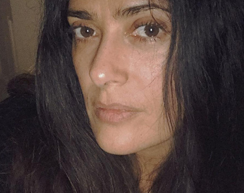 Salma Hayek Salma Hayek senza trucco su Instagram