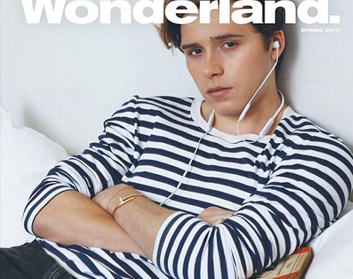 Brooklyn Beckham Brooklyn Beckham conquista la cover di Wonderland Magazine