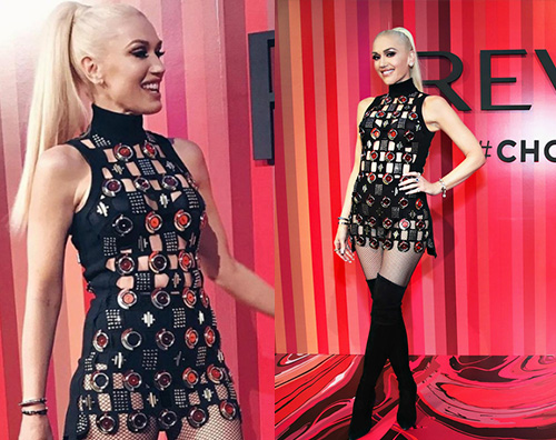 Gwen Stefani Gwen Stefani, look sexy per l evento Revlon