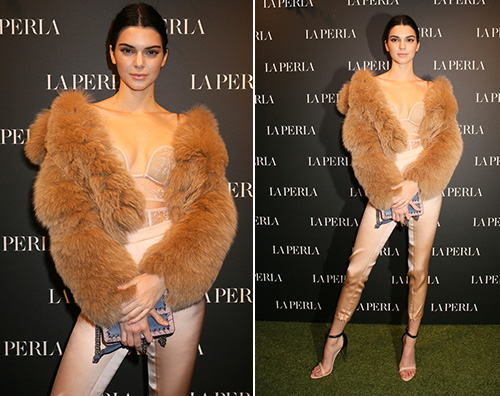 Kendall Jenner Kendall Jenner stilosa a Milano per l evento La Perla