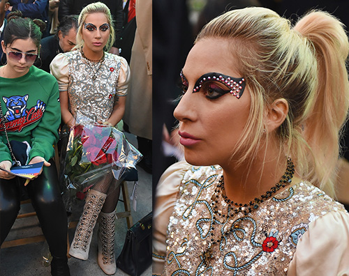 Lady Gaga 1 Lady Gaga eccentrica alla sfilata di Tommy Hilfiger