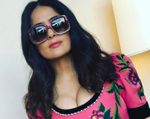 Salma Hayek 1 Salma Hayek, una torta da Valentina per i suoi 51 anni