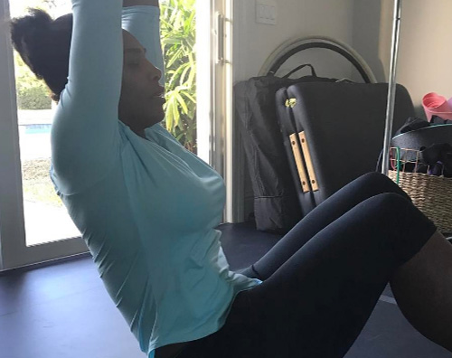 Serena Williams 1 Serena Williams si allena su Instagram