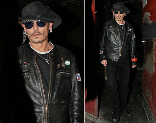 Johnny Depp 1 Johnny Depp al party di Lady Gaga