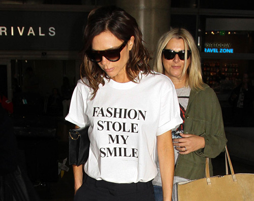 Victoria Beckham Victoria Beckam La moda mi ha rubato il sorriso