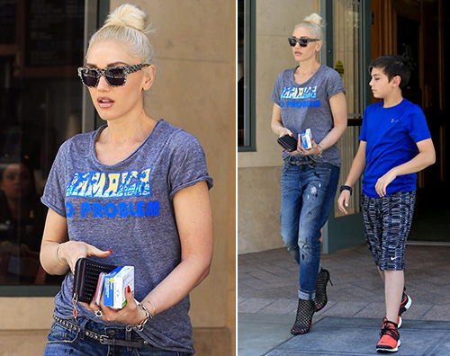 Gwen Stefani Gwen Stefani dal sottore con Kingston