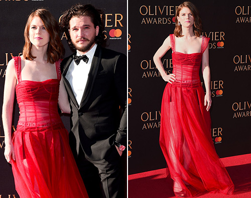 Kit Rose Kit Harington e Rose Leslie, red carpet di coppia