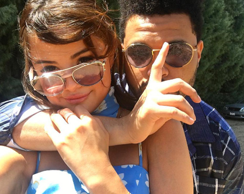 Selena Gomez The Weeknd Selena Gomez, primo selfie con The Weeknd