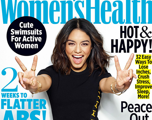Vanessa Hudgens Cover Vanessa Hudgens in forma sulla cover di Women’s Health