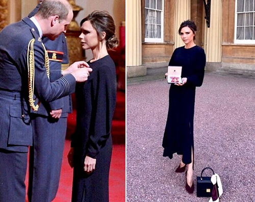 Victoria Beckham 1 Victoria Beckham premiata dal Principe William