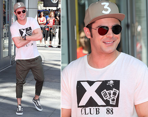 Zac Efron 3 Zac Efron promuove Baywatch a Los Angeles