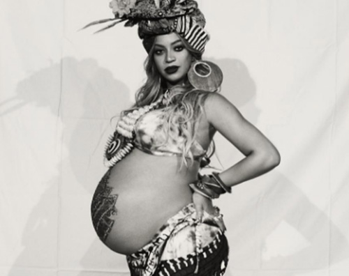 Beyonce 1 Il look di Beyonce per il baby shower dei gemmelli